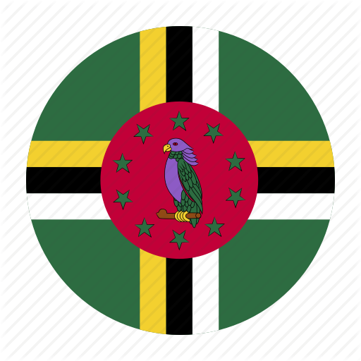 40 Dominica DMA Caribbean Country Flag  512, Vardikos.com